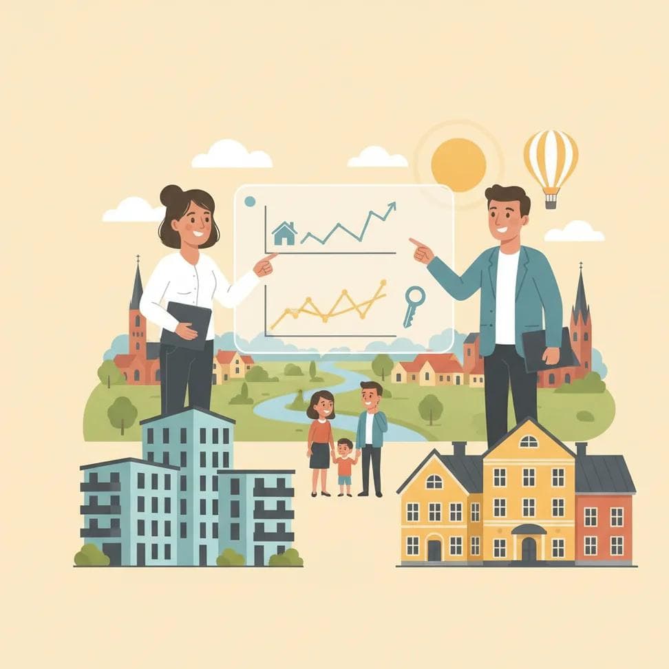 Nya bolåneregler 2026: Priserna stiger – bättre att hyra i Enköping?